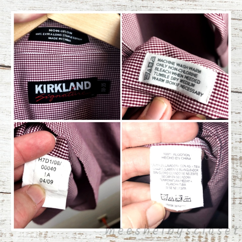 Kirkland Signature Men's Long Sleeve Dress Shirt - Picture 3 of 7